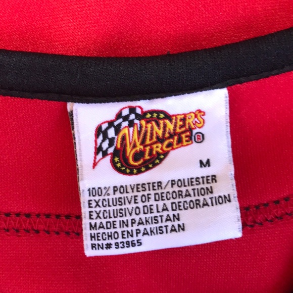 Dale Jr 8 Budweiser Red Button Up Jersey Winner M - Picture 14 of 16